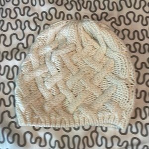 Super Soft Rabbit Hair KnIt Ivory Beanie